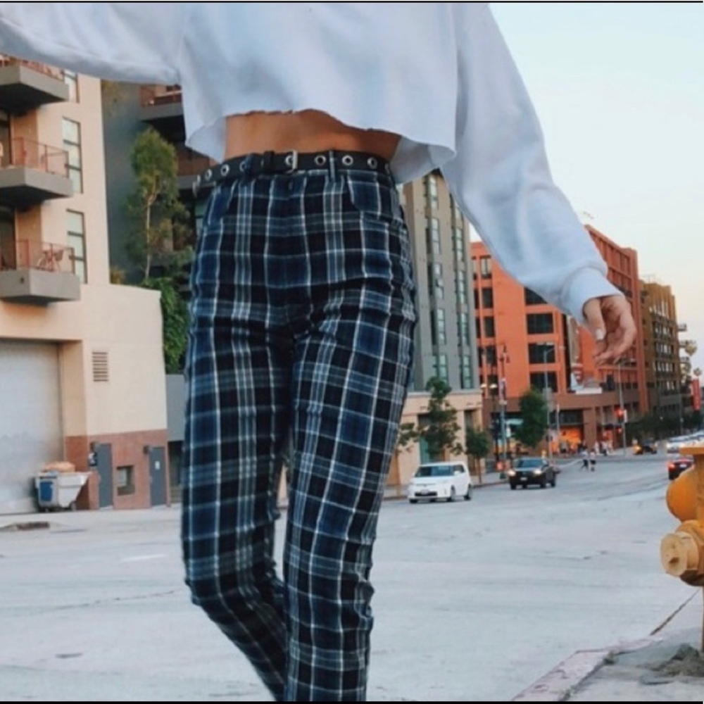 🌙Brandy Melville Plaid Pants!